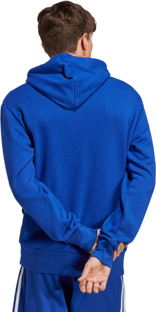 Bluza męska adidas Essentials French Terry Big Logo Hoodie niebieska IC9366