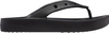 Klapki damskie Crocs Classic Platform Flip czarne 207714 001