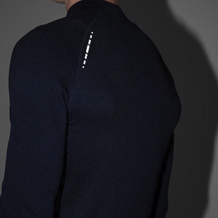 Koszulka męska longsleeve 4F M417 czarna 4FWAW25TFLOM417 20S