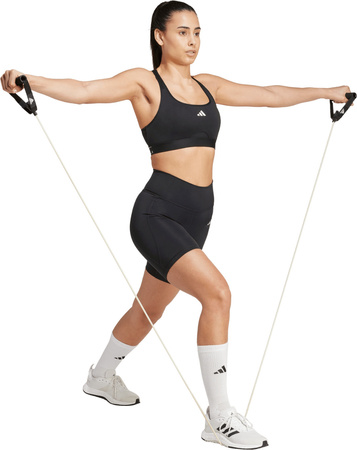 Spodenki damskie adidas Optime Essentials Stash Pocket 7-Inch czarne IT2281