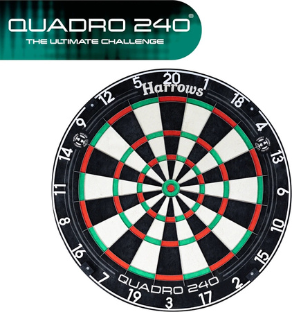 Tarcza do darta Harrows Quadro 240 średnica 45 cm