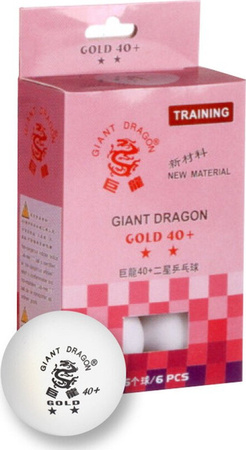 Piłeczki do ping ponga Giant Dragon Gold Star** 8332 6 szt.