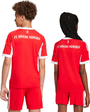 Koszulka dla dzieci adidas FC Bayern 25/26 Home czerwona JN8525