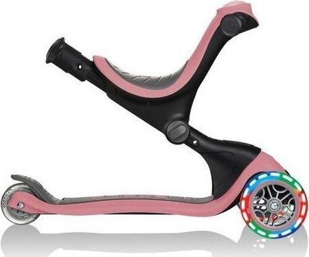Hulajnoga balansowa jeździk rowerek Globber GO-UP Deluxe Lights pastelowy róż 646-210