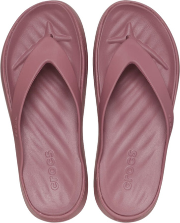 Klapki damskie Crocs Getaway Flip różowe 209589 5PG