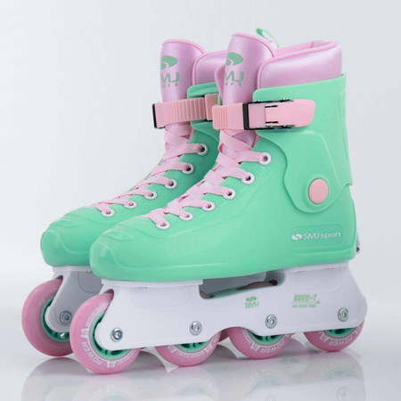 Łyżworolki rolki regulowane ABEC-7 koła 72mm SMJ UT700 RETRO