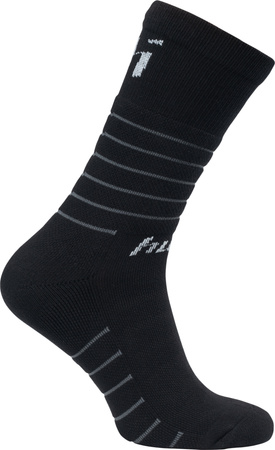 Getry piłkarskie Huari Lony Socks uniseks rozmiar 40-43 czarne