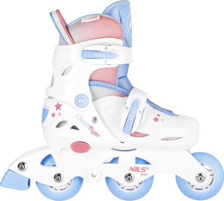 Dzięciece łyżworolki wrotki 3w1 regulowane Nils fun NJ1190 rozmiar S (30-33)