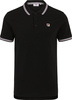 Koszulka męska polo Fila Lubbeek czarna FAM0898 80010