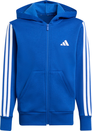 Bluza dla dzieci adidas Essentials Full-Zip Hoodie niebieska JY4977