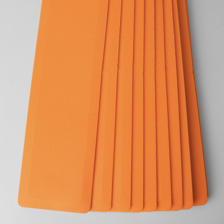 Znaczniki płaskie pachołki na parkiet pasy SMJ sport 10 sztuk pomarańczowe 51x6cm