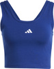 Koszulka damska adidas Essentials Small Logo Cotton Lifestyle Tank niebieska JC5939