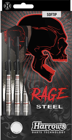 Rzutki Harrows RAGE STEEL softip