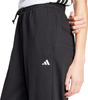 Spodnie damskie adidas Essentials Small Logo French Terry Cuffed czarne JD7999