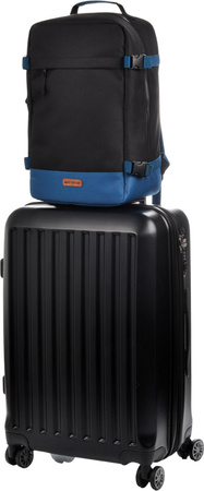 Plecak kabinowy Meteor Hermod czarno-niebieski 16883