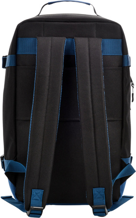 Plecak kabinowy Meteor Hermod czarno-niebieski 16883