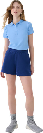 Koszulka damska polo 4F F365 błękitna 4FWMM00TPTSF365 32S