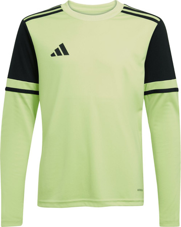 Bluza bramkarska dla dzieci adidas Squadra 25 Long Sleeve limonkowa JJ1940