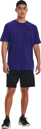 Koszulka męska Under Armour Sportstyle Left Chest SS niebieska 1326799 468