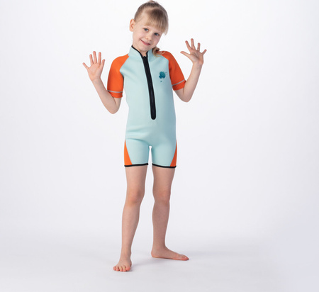 Dziecięca pianka surfing Aquawave Surfini Kids tanager turquoise/rush rozmiar 122