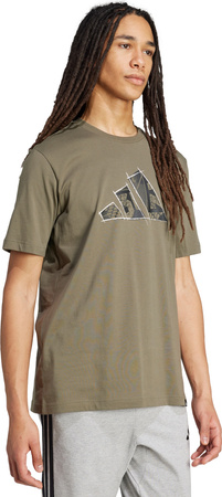 Koszulka męska adidas Logo Graphic oliwkowa KA9801