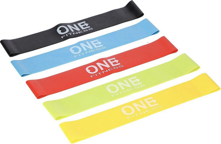 Zestaw gum do ćwiczeń One Fitness PBF SET05 slim