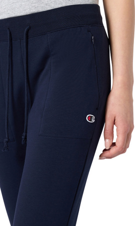 Spodnie damskie dresowe Champion Slim Pants granatowe 118041 BS501
