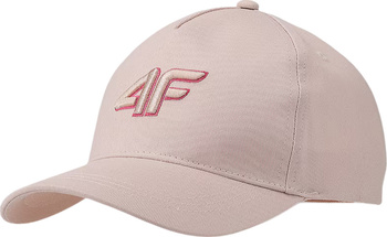 Czapka z daszkiem dla dzieci 4F U388 różowa 4FJWSS25ACABU388 65S