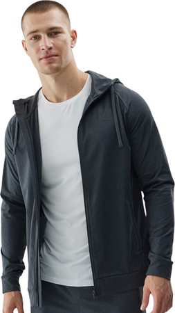 Bluza męska 4F M403 antracyt melanż 4FWAW24TFSWM403 22M
