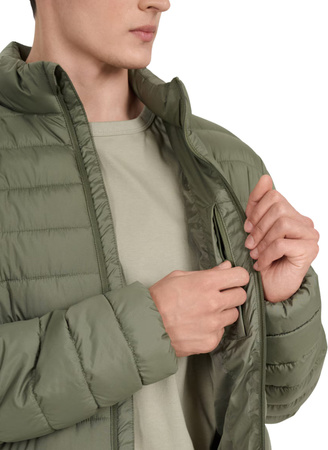 Kurtka męska puchowa 4F M597 khaki 4FWAW25TDJAM597 43S