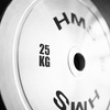Talerz olimpijski bumper obciążeniestalowy kalibrowany 25 kg HMS TOS250