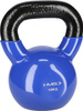 Kettlebell odważnik treningowy żeliwny pokryty winylem HMS KNV10 niebieski 10 kg