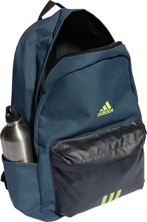 Plecak sportowy szkolny miejski adidas Classic Badge of Sport 3-Stripes turkusowy IK5722