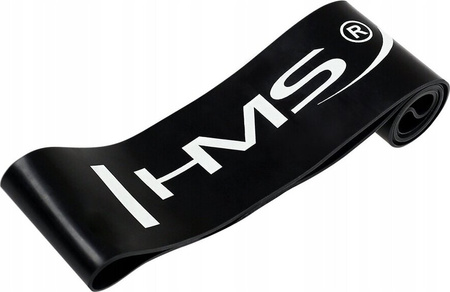 Guma taśma oporowa do ćwiczeń HMS GU04 1.2 X 50 X 600 mm czarna