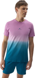 Koszulka męska 4F M1290 fioletowo-niebieska 4FWSS24TTSHM1290 51S