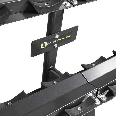 Stojak na hantle duży z uchwytami HMS premium STR23 (3 części)