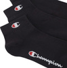 Skarpety Champion 3 pary Quarter Socks czarne U20099 KK001