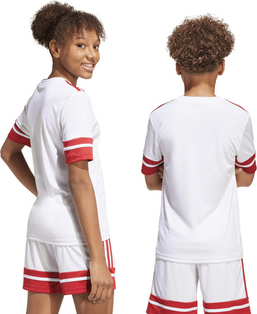Koszulka dla dzieci adidas Squadra 25 Jersey biała JJ0059