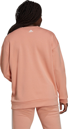 Bluza damska adidas Youforyou Sweatshirt morelowa HA2431