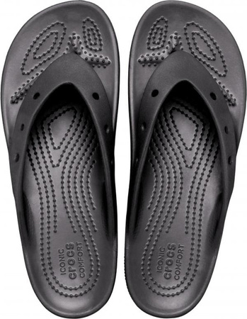 Klapki damskie Crocs Classic Platform Flip czarne 207714 001