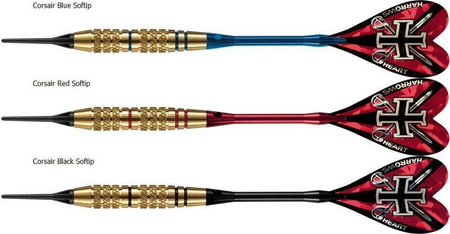 Rzutki Harrows Corsair Softip niebieskie
