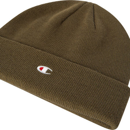 Czapka zimowa ciepła Champion Beanie Cap khaki 806065 GS585