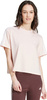 Koszulka damska adidas Essentials 3-Stripes Single Jersey Crop Top różowa IY4227