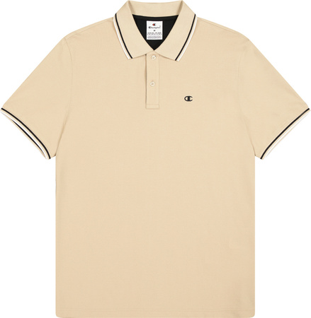 Koszulka męska Champion polo beżowa 220897 MS091
