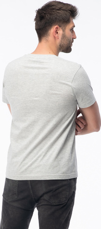 Męska Koszulka Z Krótkim Rękawem Mando sleet/black rozmiar S