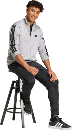 Dres męski adidas Sportswear Basic 3-Stripes French Terry Tracksuit JI8876
