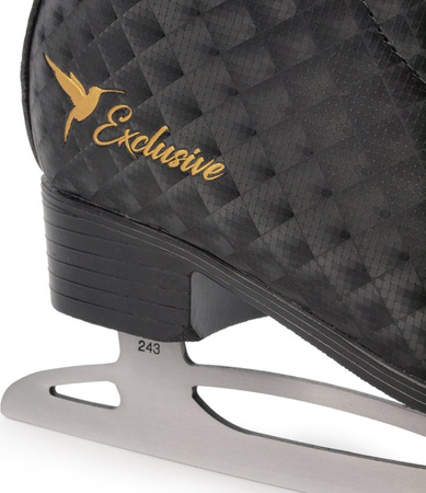 Łyżwy figurowe damskie klasyczne sznurowane SMJ sport Exclusive czarne