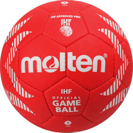 Piłka do ręcznej Molten 5000 Oficjalna piłka meczowa ZPRP H3A5000-PL rozmiar 3