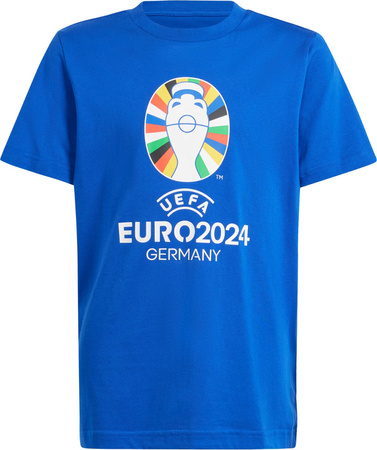 Koszulka dla dzieci adidas Official Emblem niebieska IT9309