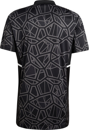 Koszulka męska Condivo 22 Goalkeeper Jersey Short Sleeve czarna HB1619